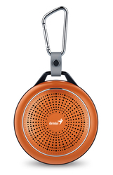 Genius Speaker Sp-906Bt Plus 10 Hours Play Time For Mobile Devices, Flame Orange